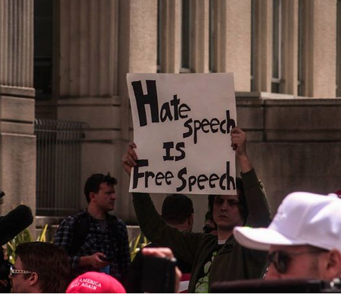 hate speech is free speech shirt